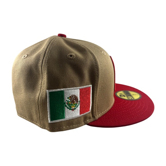New Era Mexico World Baseball Classic 59FIFTY Khaki Fitted Hat - Picture 3 of 4